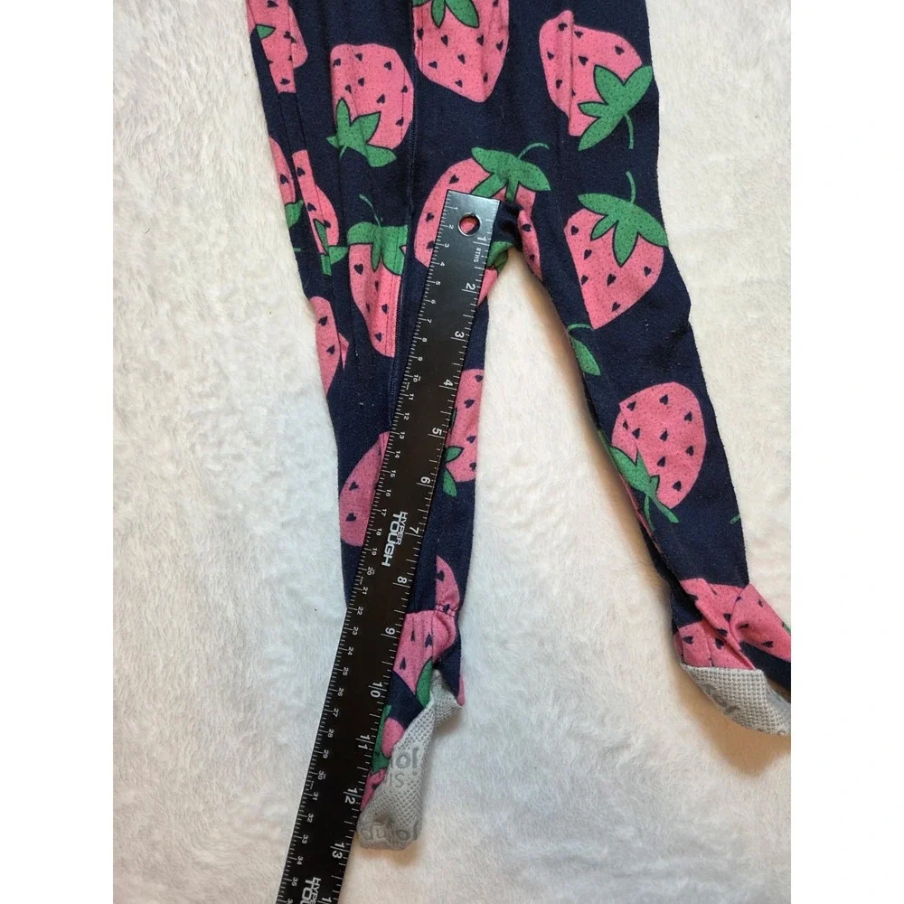 M345 Simple Joys by Carter's Baby Girls 12M 2 Pc Sleeper Lot Strawberry Flamingo